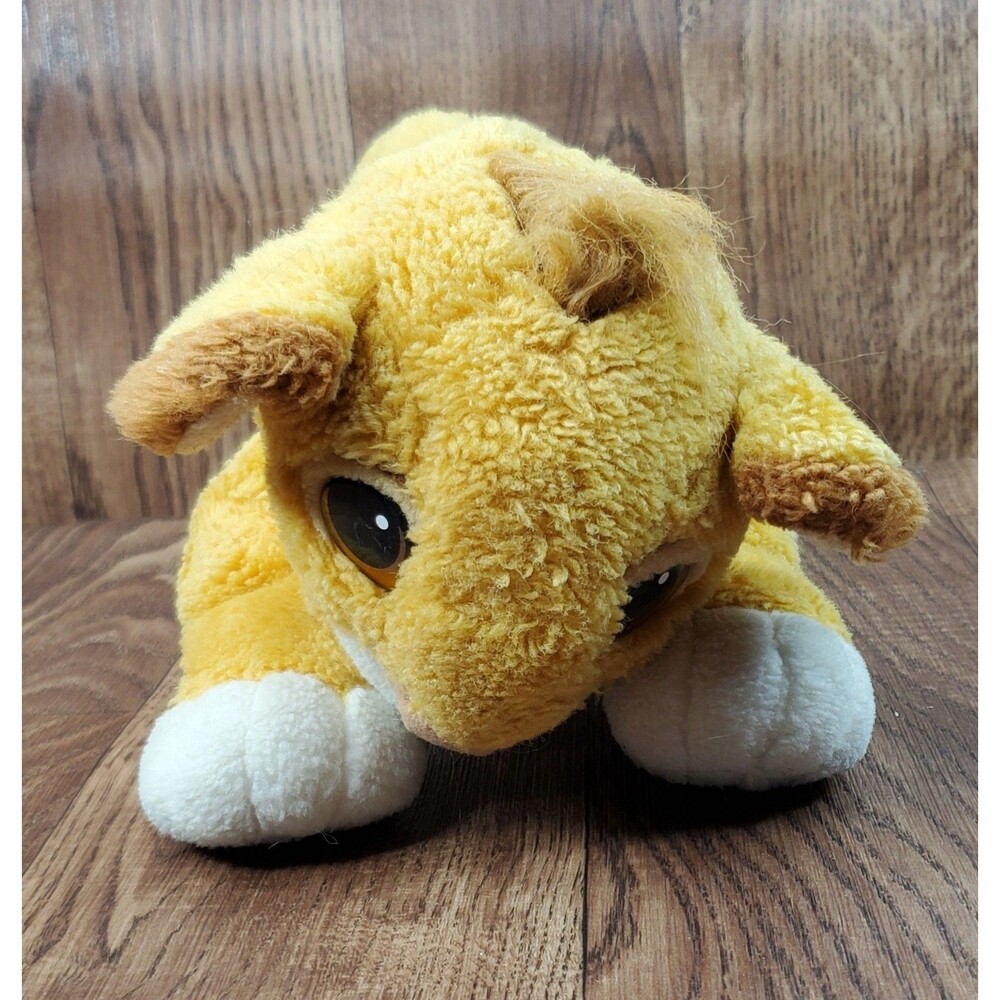 Authentic Disney The Lion King Simba Cub Laying Floppy 14" Plush Mattel 1993